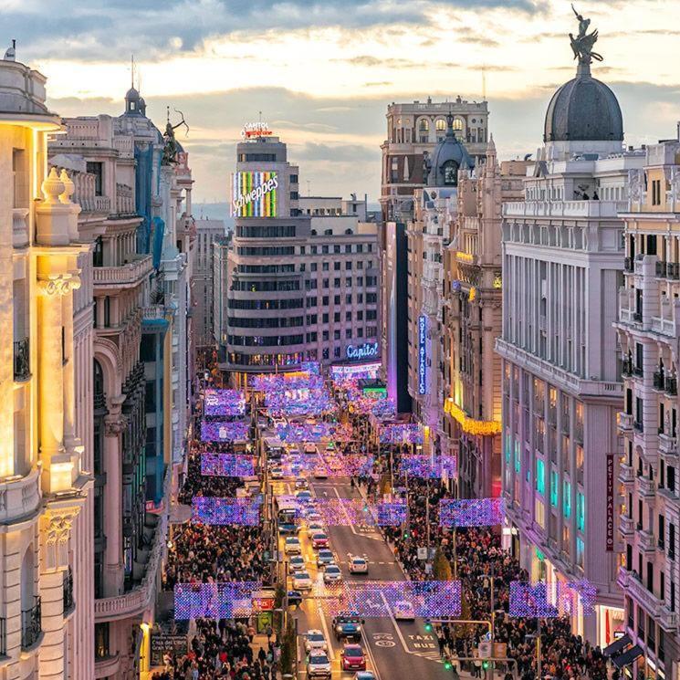 Lux Penthouse Gran Via Hotel Madrid Eksteriør billede