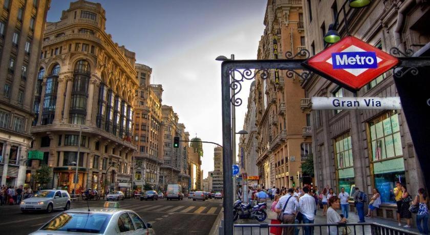 Lux Penthouse Gran Via Hotel Madrid Eksteriør billede